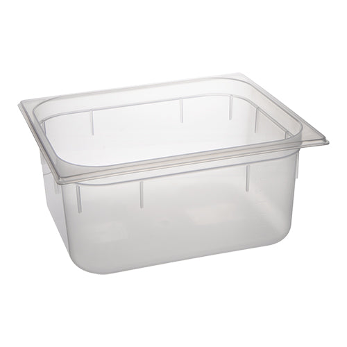 GN 1/2 Gastronorm Pan, Transparent Polypropylene | CaterChef | H 150 mm | 8.9 L 1