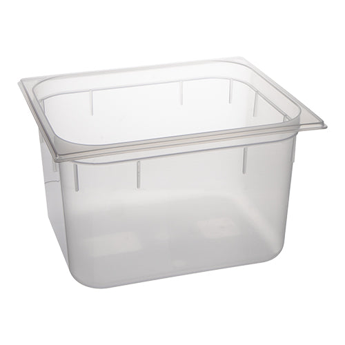 Polypropylene GN 1/2 Gastronorm Food Pan | CaterChef | Transparent | 200 mm | 11.8 L 1