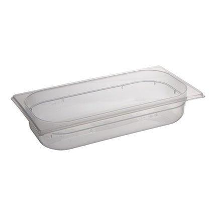 Polypropylene GN 1/3 Gastronorm Food Pan | CaterChef | Transparent | 65 mm | 2.4 L 1