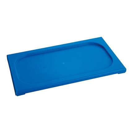 CaterChef GN 1/3 Gastronorm Lid, Blue PP | 32.5 x 17.6 cm 1
