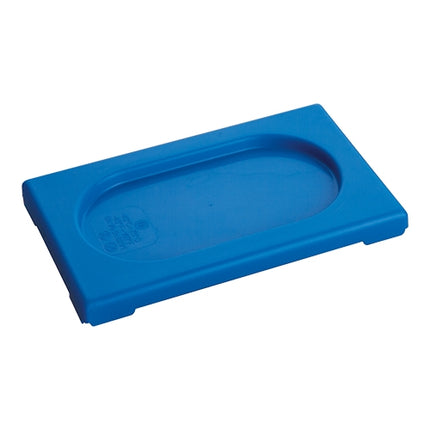 Polypropylene GN 1/9 Gastronorm Lid | CaterChef | Blue | 17.6 x 10.8 cm 1