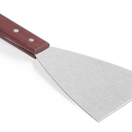Scraper with Dark Wooden Handle 251x100 mm | HENDI