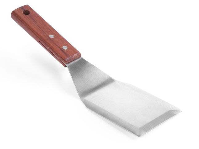 Hamburger Turner with Wooden Handle | HENDI | 270x75mm | Dark Wood