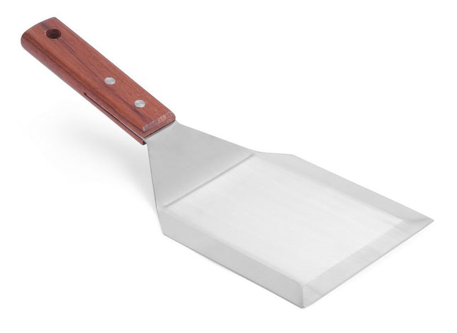 Hamburger Turner with Wooden Handle | HENDI | 305x110mm | Dark Wood
