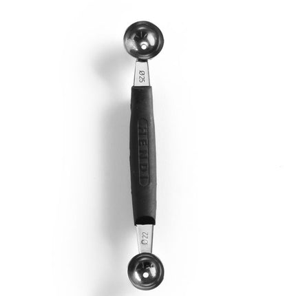 Double Melon Scoop | HENDI | 165mm Length | Ø 22-25mm | Black