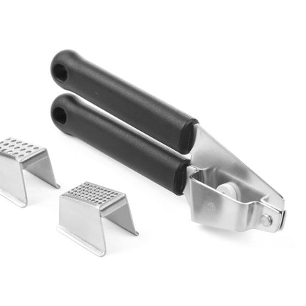 Garlic Press with Removable Grids | HENDI | Black | 180x25mm