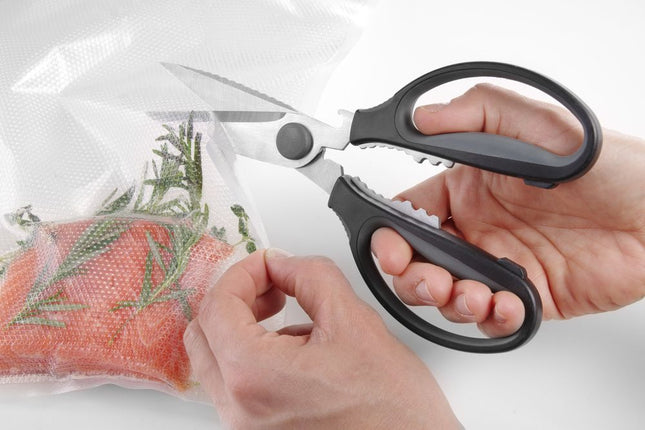 Kitchen Shears Serrated Blade with Bottle Opener | HENDI | 225mm Length 2