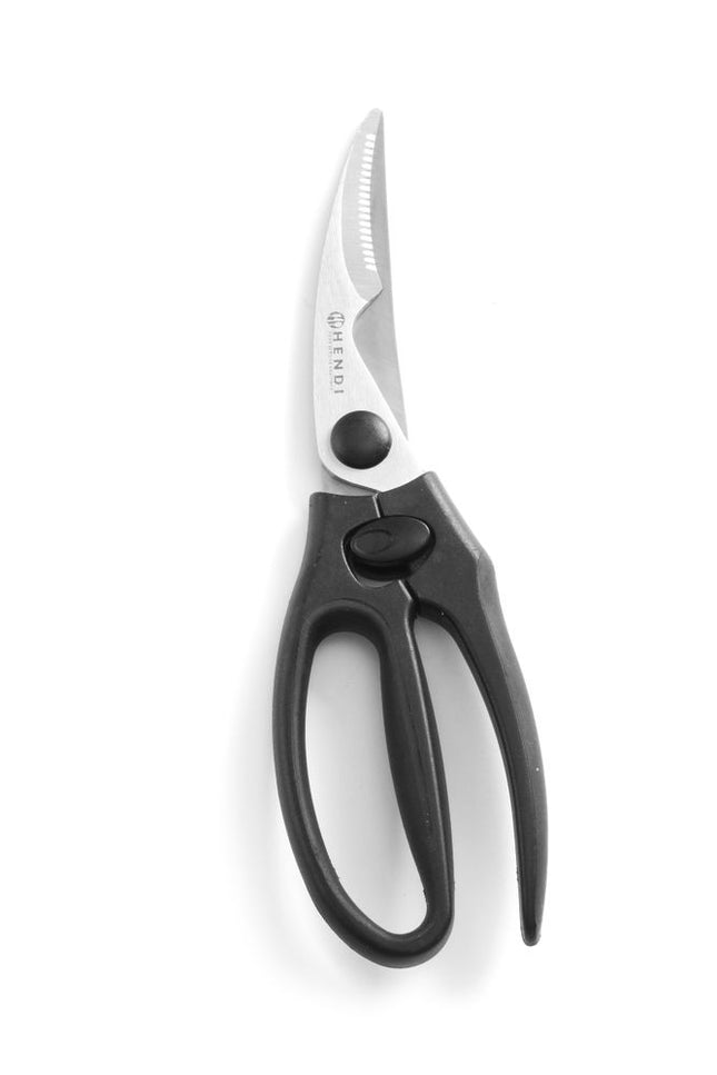 Poultry Shears High Carbon Steel | HENDI | Black Softgrip Handle | 240mm Length