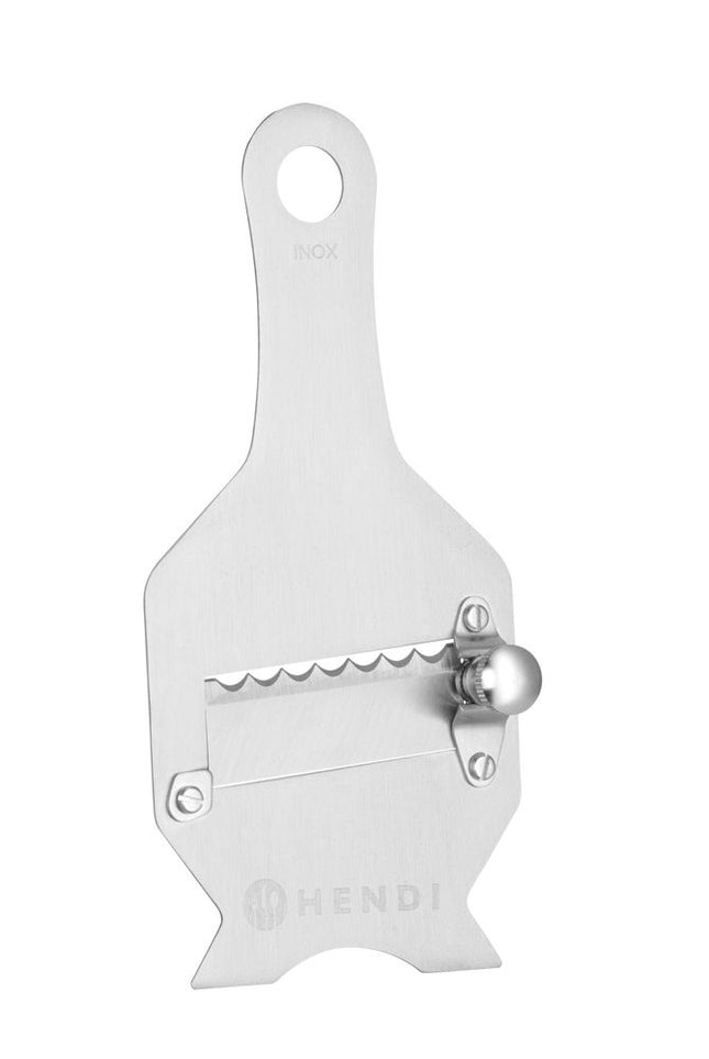 Truffle slicer, HENDI, Serrated edge, Silver, 175x83mm