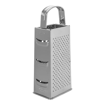 4-Sided Stainless Steel Grater | EMGA | For Chopping, Cutting, Slicing and Grating | H21 cm 1