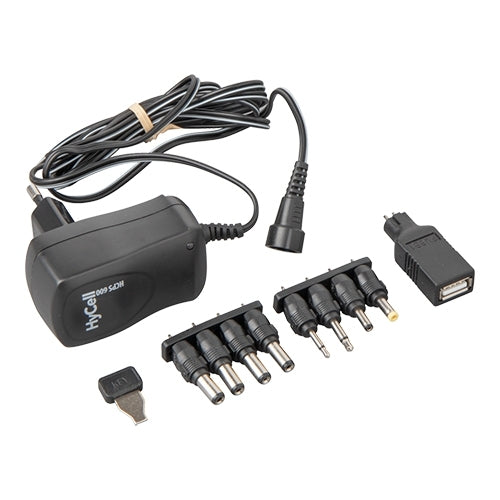 Universal Scale Power Adapter 3V-12V | EMGA | with Set of 8 Outputs | 100-240V AC 1