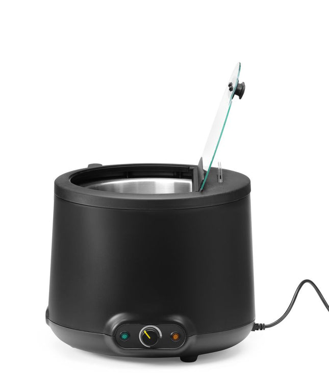 Soup kettle UNIQ, analogue control, HENDI, 8L, Black, 230V/500W, 367x385x(H)325mm