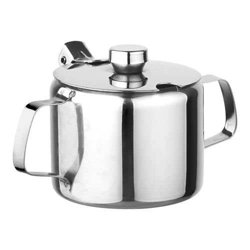 Sunnex Stainless Steel Sugar Bowl with Pouring Spout | 0.20 L | Ø8 x H8 cm 1