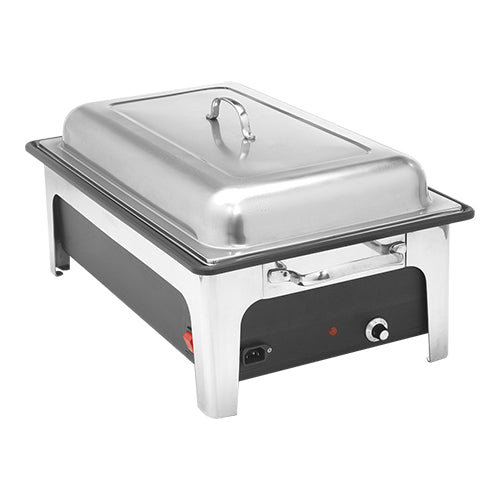 GN 1/1 Chafing Dish with Insert and Lid | Sunnex | Stainless Steel | H100 mm | 1850 W 1