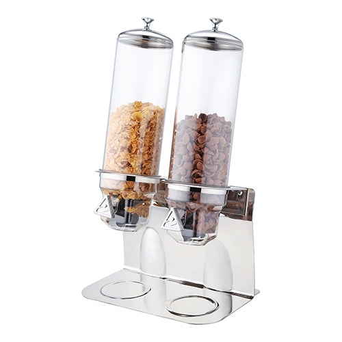 Double Cereal Dispenser with Stainless Steel Stand | Sunnex | 2 x 4 L | H60 cm 1