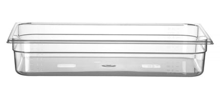 Polycarbonate GN 1/1 Container | HENDI Profi Line | 14L | Transparent | 530x325x100mm