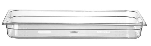Polycarbonate GN 1/1 Container | HENDI Profi Line | 9L | Transparent | 530x325x65mm