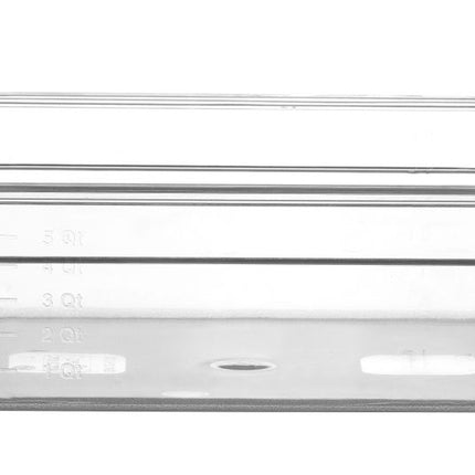 Polycarbonate GN 1/2 Container 6.5L | HENDI Profi Line | Transparent | 325x265x100mm