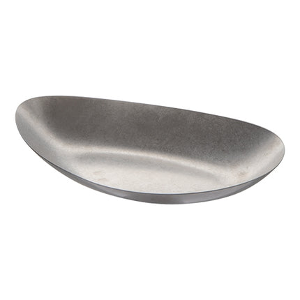 Oval Stainless Steel Serving Plate | Sunnex Classic Series | 30 x 20 x H4.8 cm 1