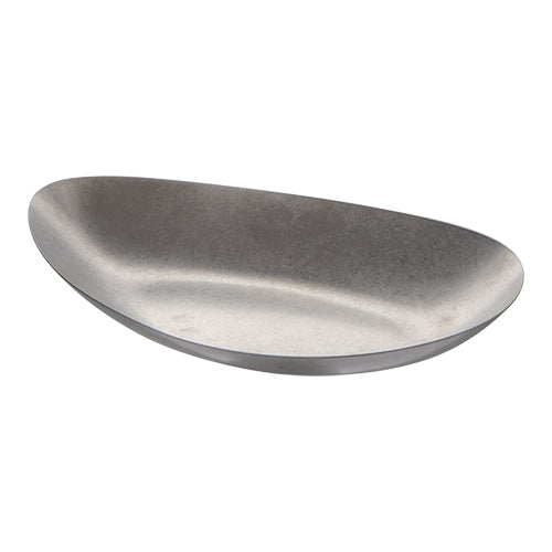 Oval Stainless Steel Serving Plate | Sunnex Classic Series | 30 x 20 x H4.8 cm 1