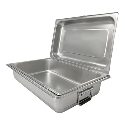 Sunnex GN 1/1 Chafing Dish with Foldable Lid | Induction Compatible | 13.5 L, 100 mm Pan 1