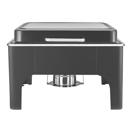 Chafing Dish GN 2/3 with Soft-Close Glass Window | Sunnex | Stainless Steel | 38 x 42 x H27 cm 1