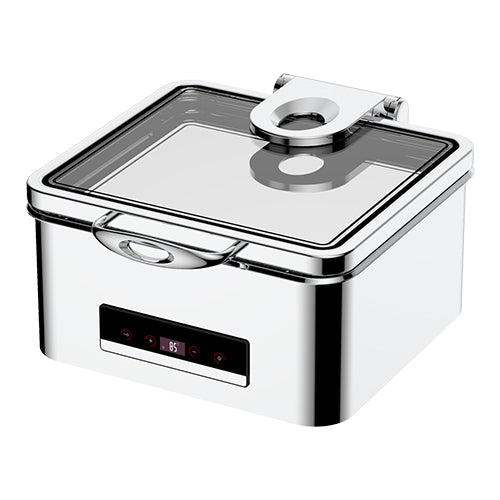 Electric Dry-Heat Chafing Dish GN 2/3 | Sunnex | Digital Control, Soft-Close Glass Window | 476 W | 42 x 48 x H25.5 cm 1