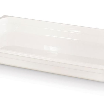 GN 1/1 White Polycarbonate Container | HENDI | 9L | 530x325x65mm
