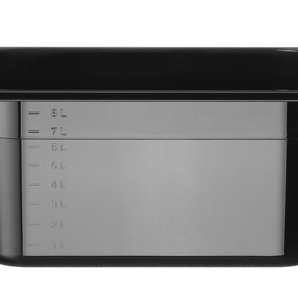 Black Polycarbonate GN 1/2 Container | HENDI Profi Line | 9.5L | 325x265x150mm