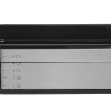 Black Polycarbonate GN 1/2 Container | HENDI Profi Line | 6.5L | 325x265x100mm
