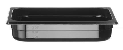 Black Polycarbonate GN 1/2 Container | HENDI Profi Line | 4L | 325x265x65mm