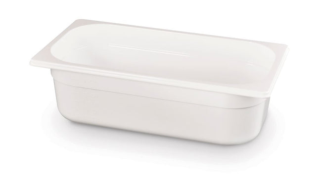 GN 1/3 White Polycarbonate Container | HENDI | 4L | 325x176x100mm