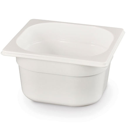 Polycarbonate GN 1/6 Food Container | HENDI | 2.4L | White | 176x162x150mm