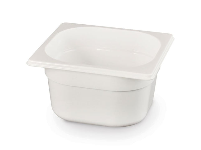 Polycarbonate GN 1/6 Food Container | HENDI | 2.4L | White | 176x162x150mm