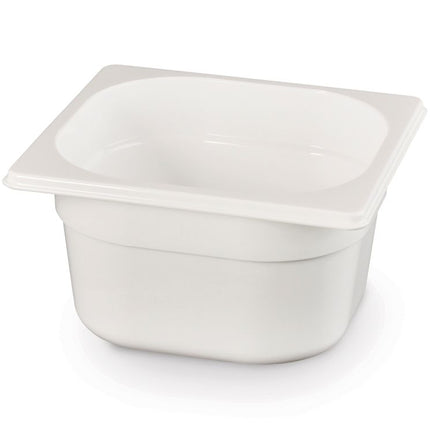Polycarbonate GN 1/6 Food Container | HENDI | 1.6L | White | 176x162x100mm