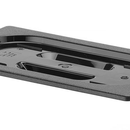 Polycarbonate Lid for GN 1/4 Containers | HENDI | Black | 265x162mm
