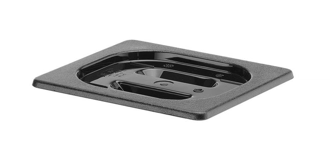 Polycarbonate Lid for GN 1/6 Containers | HENDI | Black | 176x162mm