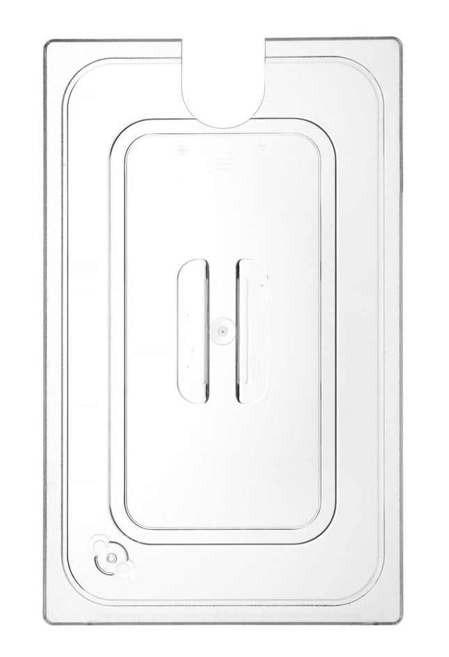 Lid for GN 1/1 Containers with Sous Vide Stick Recess Transparent | HENDI 530x325mm
