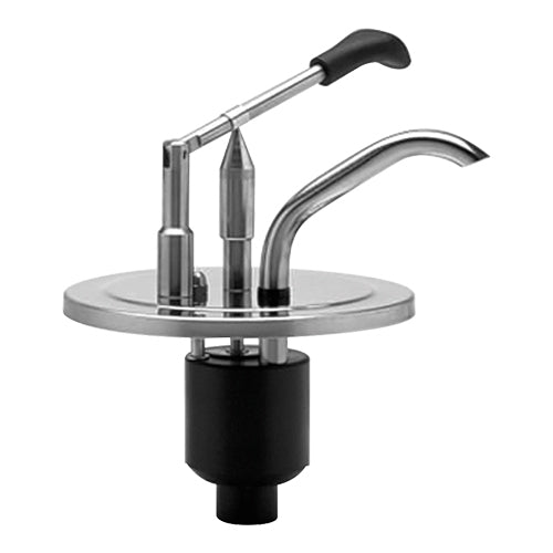 Lever Action Bucket Sauce Dispenser | Hovicon | Stainless Steel 18/8, Ø22.5 cm, 5 L 1