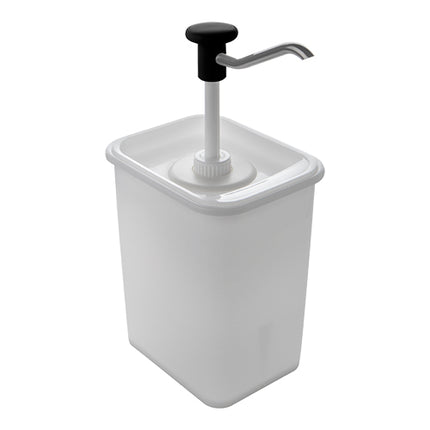 Push-Button Sauce Dispenser | Hovicon | Black PE | 30 ml Dose | 3 L 1