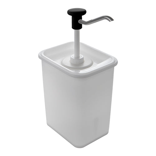Push-Button Sauce Dispenser | Hovicon | Black PE | 30 ml Dose | 3 L 1