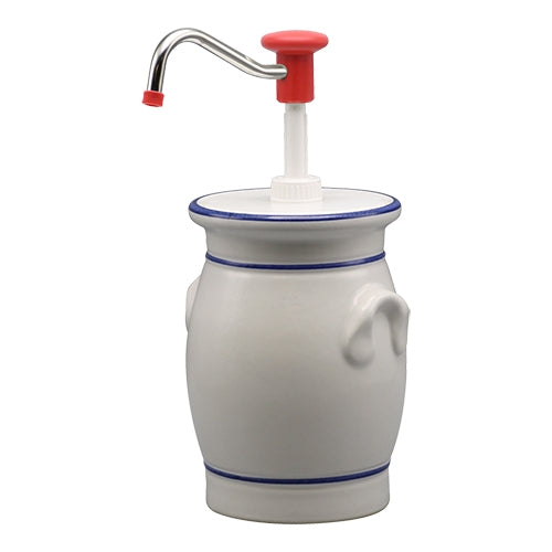 Hovicon Ceramic Sauce Dispenser, Red | 30 ml Dose | 2 L | Ø15 x H33 cm 1