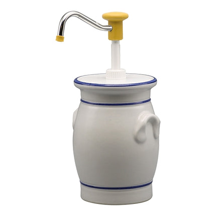 Hovicon Ceramic Sauce Dispenser, Yellow | 30 ml Dose | 2 L | Ø15 x H33 cm 1