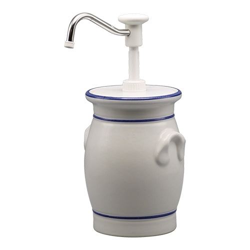 Hovicon Ceramic Sauce Dispenser, White | 30 ml Dose | 2 L | Ø15 x H33 cm 1