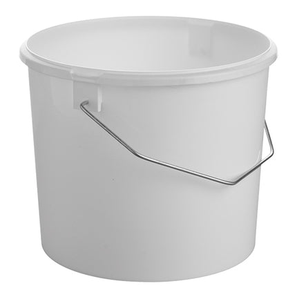 White Polypropylene Bucket | Hovicon | 3 L | Ø19.5 x H16 cm 1
