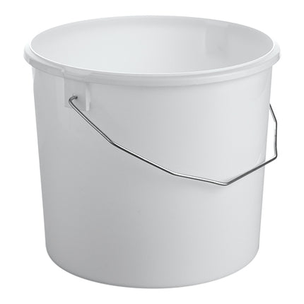 White Polypropylene Bucket | Hovicon | 5 L | Ø22.5 x H19 cm 1