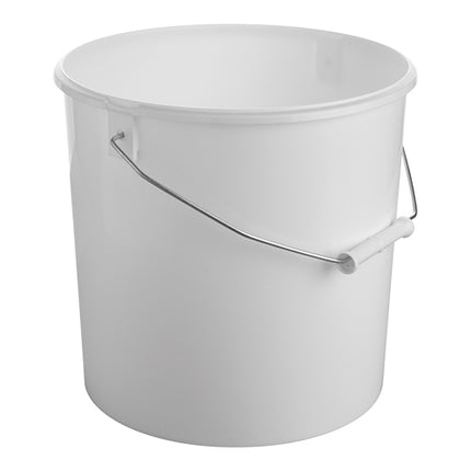 White Polypropylene Bucket | Hovicon | 10 L | Ø26.5 x H26 cm 1