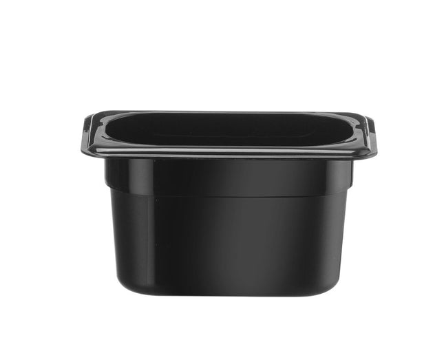 GN 1/9 container, HENDI, Kitchen Line, GN 1/9, 0,8L, Black, 175x107x(H)100mm