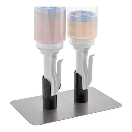 Stainless Steel Sauce Dispenser Stand | Hovicon | For Two Dispensers | 28 x 18 cm 1