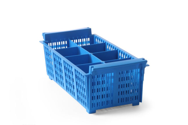 Cutlery Basket with 8 Sections and Handle | HENDI | 425x205x150mm